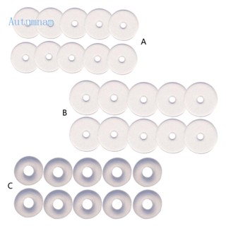 Autu ต่างหูซิลิโคน รูปแหวน ป้องกันการบาดเจ็บ 10 ชิ้น