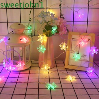 Sweetjohn สายไฟหิ่งห้อย LED รูปต้นไม้ สําหรับแขวนตกแต่งบ้าน งานแต่งงาน ปาร์ตี้ วันหยุด