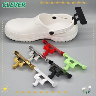 Clever คลิปตกแต่งรองเท้า Croc Clog 2 ชิ้น