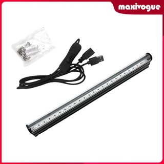 [Maxivogue] โปสเตอร์ไฟแบล็กไลท์ LED 5W USB แบบพกพา ปรับได้ สีดํา สําหรับตกแต่งปาร์ตี้ฮาโลวีน