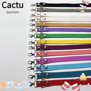 Cactu สายสะพายกระเป๋า ผ้าแคนวาส ปรับได้ 130 ซม. อุปกรณ์เสริม สําหรับผู้หญิง