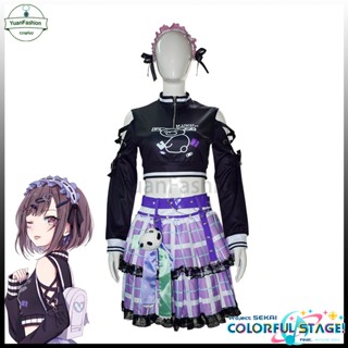 [พร้อมส่ง] Sekai โปรเจคต์เวที สีสันสดใส เสื้อผ้าคอสเพลย์ การ์ตูน Hatsune Miku Shinonome Ena