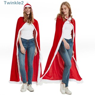 Twinkle เสื้อคลุม มีฮู้ด ลายคริสต์มาส ซานตาคลอส 60-150 ซม.