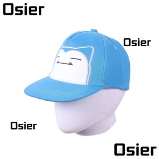 Osier1 หมวกเบสบอล ผ้าฝ้าย ปักลายการ์ตูนอนิเมะน่ารัก ปรับขนาดได้