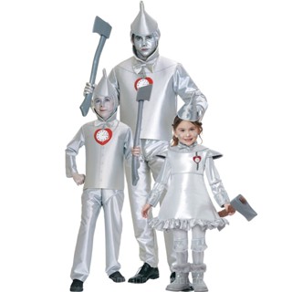 [0709]SZMRP-COS-B New Halloween Costume Family Childrens Kindergarten Parent-Child Costume Girl Boy Tin Man Costumes Comic  Gift  Costume Cosplay  Animation  4RAJ