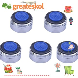 Greateskol เครื่องเติมอากาศอ่างล้างจาน ก๊อกน้ํา สเตนเลส สีฟ้า แบบเปลี่ยน 5 ชิ้น