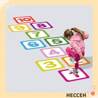 Hecceh สติกเกอร์ ลายการ์ตูนตัวเลข มีกาวในตัว สําหรับติดตกแต่งเนอสเซอรี่