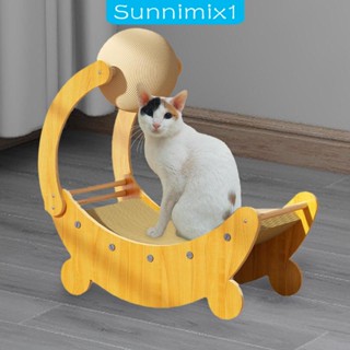 [Sunnimix1] แผ่นกระดาษลูกฟูก กันรอยขีดข่วน สําหรับแมว