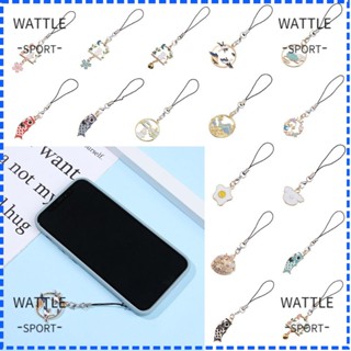 Wattle จี้ห้อยโทรศัพท์ รูปแมวน่ารัก อุปกรณ์เสริม สําหรับห้อยกระเป๋า ของขวัญ