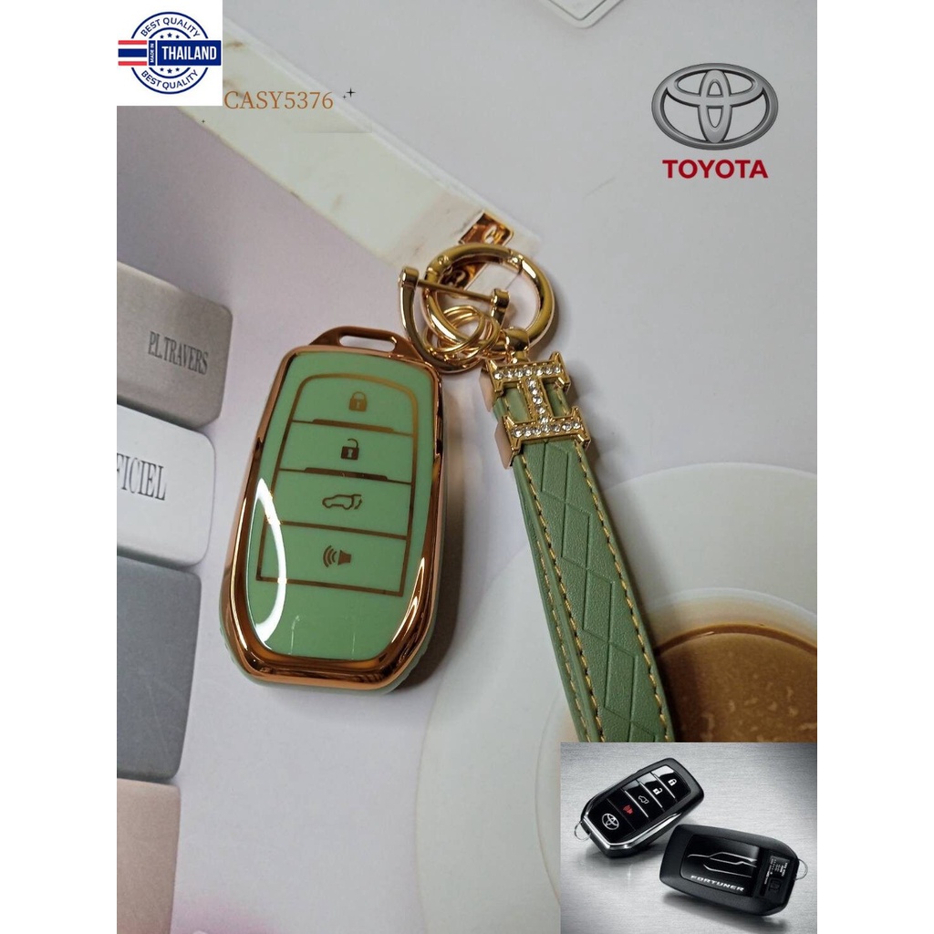 เคสกุญแจรถยนต์ Tpu สําหรั Toyota All ใหม่ Fortuner Fortuner GR Fortuner Legender Sigma4 Camry