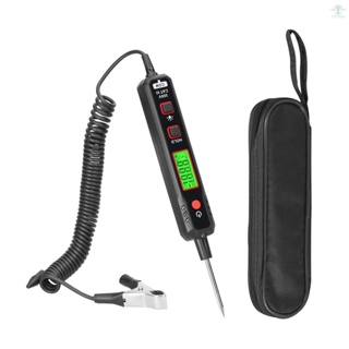 0.8-100V Car Voltage Detector Pen LCD Display with Backlight Flashlight Data Hold Sensitivity Adjustable Voltage Tester