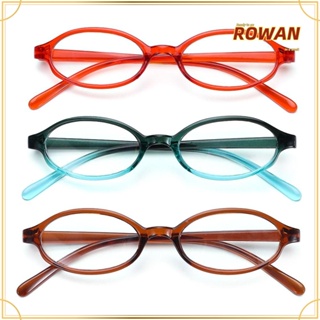 Rowans กรอบแว่นตา ทรงวงรี ขนาดเล็ก สไตล์ญี่ปุ่น วินเทจ สําหรับผู้หญิง