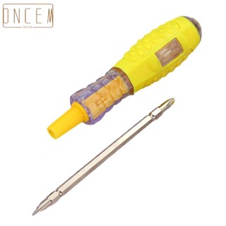 【ONCEMOREAGAIN】Screwdriver Pencil Slotted/Cross Screwdriver Strong Magnetism Yellow 156.2mm