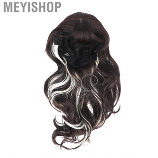 Meyishop Wavy Curly Wigs Smoothing Look Hair Wig For Women Breathable Net