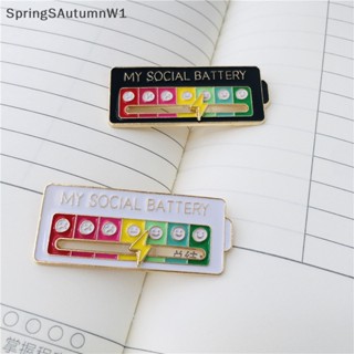 [SpringSAutumnW] เข็มกลัด รูป My Social Enamel Pin เครื่องประดับ ของขวัญ