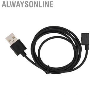 Alwaysonline Smart Watch   Charging Cable 5V Voltage Regulation 3.3in Scratch Resistant Portable Black for Travelers