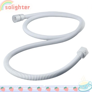 SOLIGHTER ท่อฝักบัวอาบน้ํา สเตนเลส สีขาว 59 นิ้ว 1.5 เมตร แบบเปลี่ยน สําหรับฝักบัวอาบน้ํา