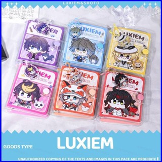 Gp1 Luxiem หนังสือแต่งตั้ง NIJISANJI Anime Cute Mini Books Vox Mysta Ike Luca Shu Hand Account จี้ของขวัญ PG1