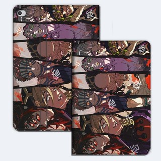 เคสฝาพับ ลายการ์ตูนดาบพิฆาตอสูร สําหรับ iPad Air 5 4 9.7 2018 17 Air3 10.5 Mini4 5 iPad Gen6 5 Mini6 10.2 Gen9 Gen8 Gen7