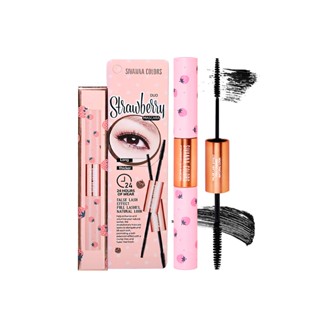 ♦️ของแท้·ส่งด่วน·ถูก♦️Sivanna Strawberry Duo Mascara #HF9035 : ซิวานน่า สตรอเบอร์รี่ ดูโอ มาสคาร่า x 1 ชิ้น dayse