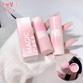 【lovelin】MAGIC Casa yuan yuan bang บลัชออน แท่งสีแดง โชว์สีขาว สาวเกาหลีบริสุทธิ์ อายแชโดว์ บลัชออน แต่งหน้า สีแดง