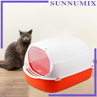 [Sunnimix] กระโถนทรายแมว ขนาดเล็ก ถอดออกได้ ทําความสะอาดง่าย อุปกรณ์เสริม สําหรับสัตว์เลี้ยง แมว