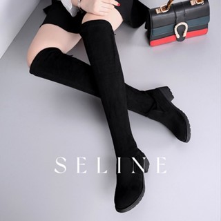 SELINE แฟชั่นรองเท้า บูท รองเท้าบูทยาว ไซส์ใหญ่ รองเท้า boots ทันสมัย เด่น เบาเป็นพิเศษ ความหลากหลายของสี FMT2390QM437Z230911