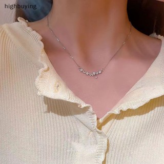 [highbuying] แฟชั่น เพทาย โช้กเกอร์ สร้อยคอ ไหปลาร้า โซ่ ผู้หญิง อินเทรนด์ เรียบง่าย เพชรเทียม ขนาดเล็ก เครื่องประดับ อารมณ์ ปาร์ตี้ งานแต่งงาน ของขวัญ ใหม่ พร้อมส่ง