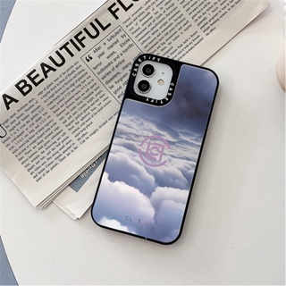 Casetify X The Colored by Nature PC Sliver Black Mirror Hard iPhone Case For iPhone 15 14 13 12 11 Pro MAX IX XS MAX XR 6 6s 7 8 Plus เคสกันกระแทก