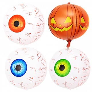 ⚡Halloween⚡Practical Halloween Decors Halloween Supplies 55*55 Cm Scary Plastic Balloon