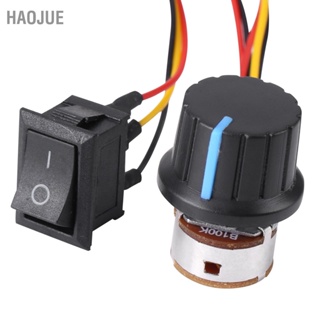 HaoJue DC 5V‑36V 15A 3 เฟสมอเตอร์ไร้แปรงถ่านควบคุมความเร็ว CW CCW สวิตช์แบบย้อนกลับ