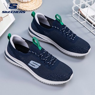 พร้อมส่ง Skechers_ รองเท้าผ้าใบลําลอง ข้อสั้น ผ้าตาข่าย ระบายอากาศ เหมาะกับฤดูร้อน สําหรับผู้ชาย