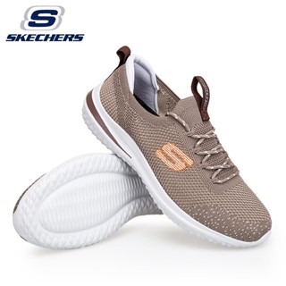 Skechers_ รองเท้าผ้าใบ รองเท้าวิ่ง ผ้าถัก ดูดซับแรงกระแทก ขนาดใหญ่ สําหรับผู้ชาย