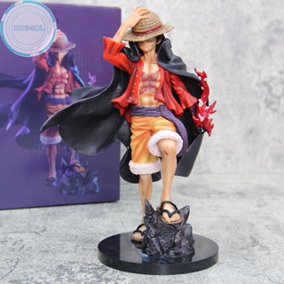 Xo94ol ฟิกเกอร์อนิเมะ One Piece Yonko Luffy 4 Emperors GK 2 หัว PVC ของเล่นสําหรับเด็ก TH