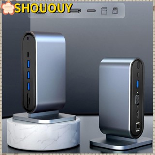 Shououy 12 in 1 ฮับ Type C USB 3.0 4K HDMI PD 100W