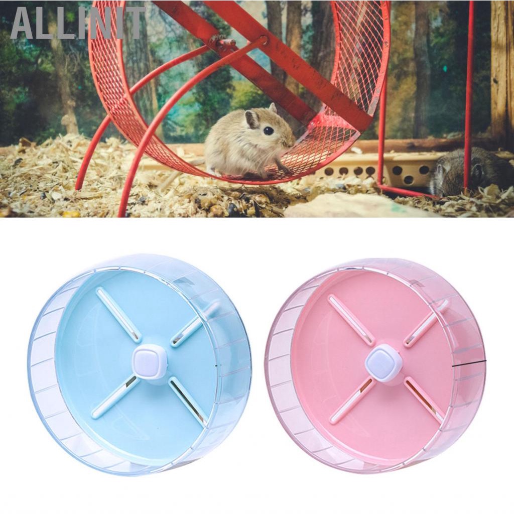 Picture of Allinit Hamster Wheel Acrylic Exercise Silent for Hamsters Cage ...