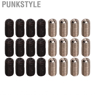 Punkstyle 12Pcs Guitar Bridge Screw Set Practical Robust Rust Proof Lightweight No Bur GSS