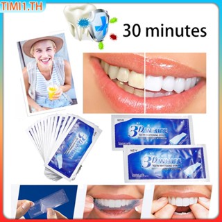 3d ฟันสีขาวแถบคราบลบเจลฟัน Oral Hygiene Care Strip Bleach Professional Oral Care | ทิมิ1