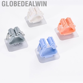 Globedealwin Wall Mounted Mop Organizer Holder Plastic Bathroom  Hook Accessories