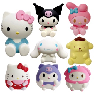 ของเล่นบีบสกุชชี่ รูปการ์ตูนอนิเมะ Hello Kitty Sanrio Kuromi Cinnamoroll ช่วยบรรเทาความเครียด