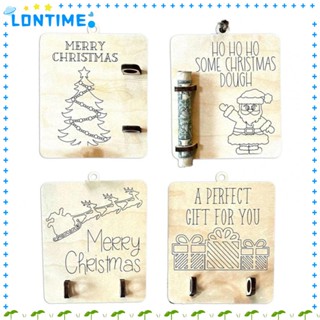 Lontime คลิปไม้หนีบเงิน สําหรับแขวนตกแต่งคริสต์มาส DIY