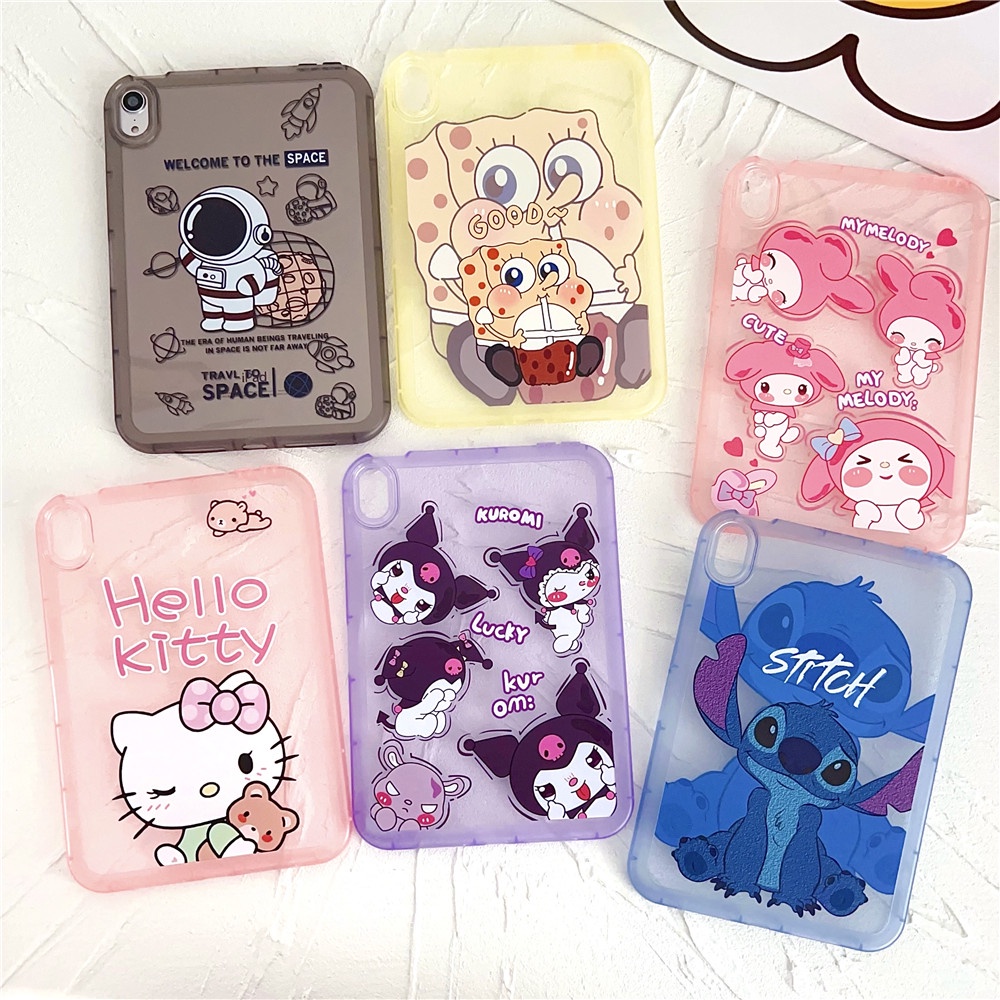 สําหรับ iPad Mini 6 7/ Air 2 / Pro 9.7" 10.2" 10.5" 11.0" 10.9" 4th 5th 6th 7th 8th 9th 10th 11th Gen Soft TPU Back Case 2021 2022 2019 2020 Heavy Dutyกันกระแทกซิลิโคน