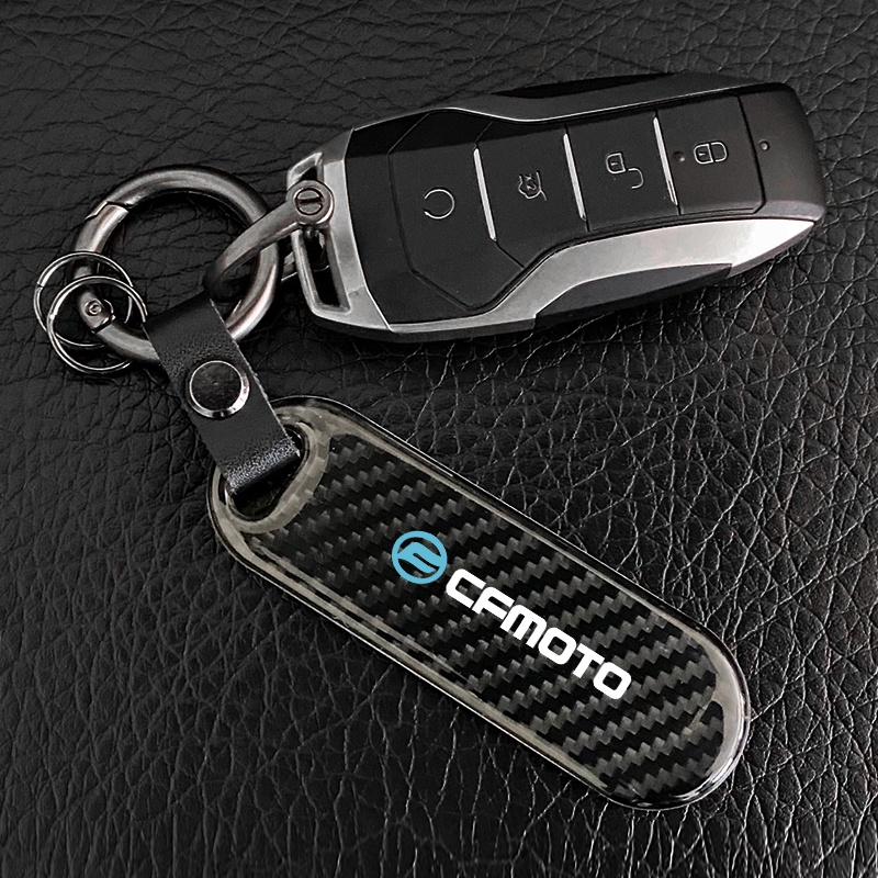 รถมอเตอร์ไซด์คาร์บอน Fibre พวงกุญแจสําหรับ CFMOTO SR250 MY22 450SR 250 450 SR CLX700 CLX 700 800MT พ