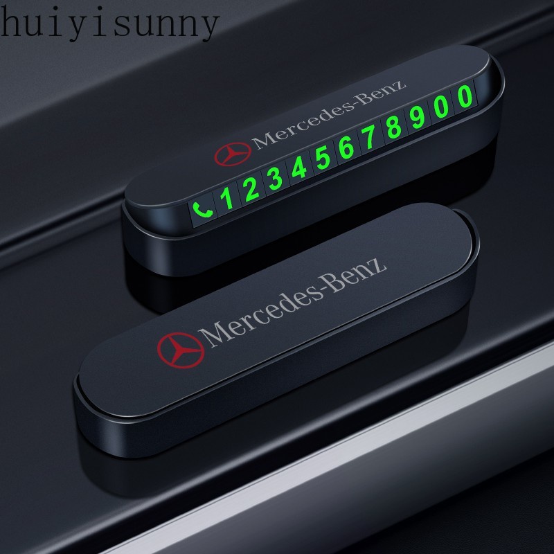 Hys รถที่จอดรถชั่วคราวการ์ดหมายเลขโทรศัพท์แผ่นการ์ดหมายเลขโทรศัพท์รถ Park หยุดรถอุปกรณ์เสริมรถ-จัดแต