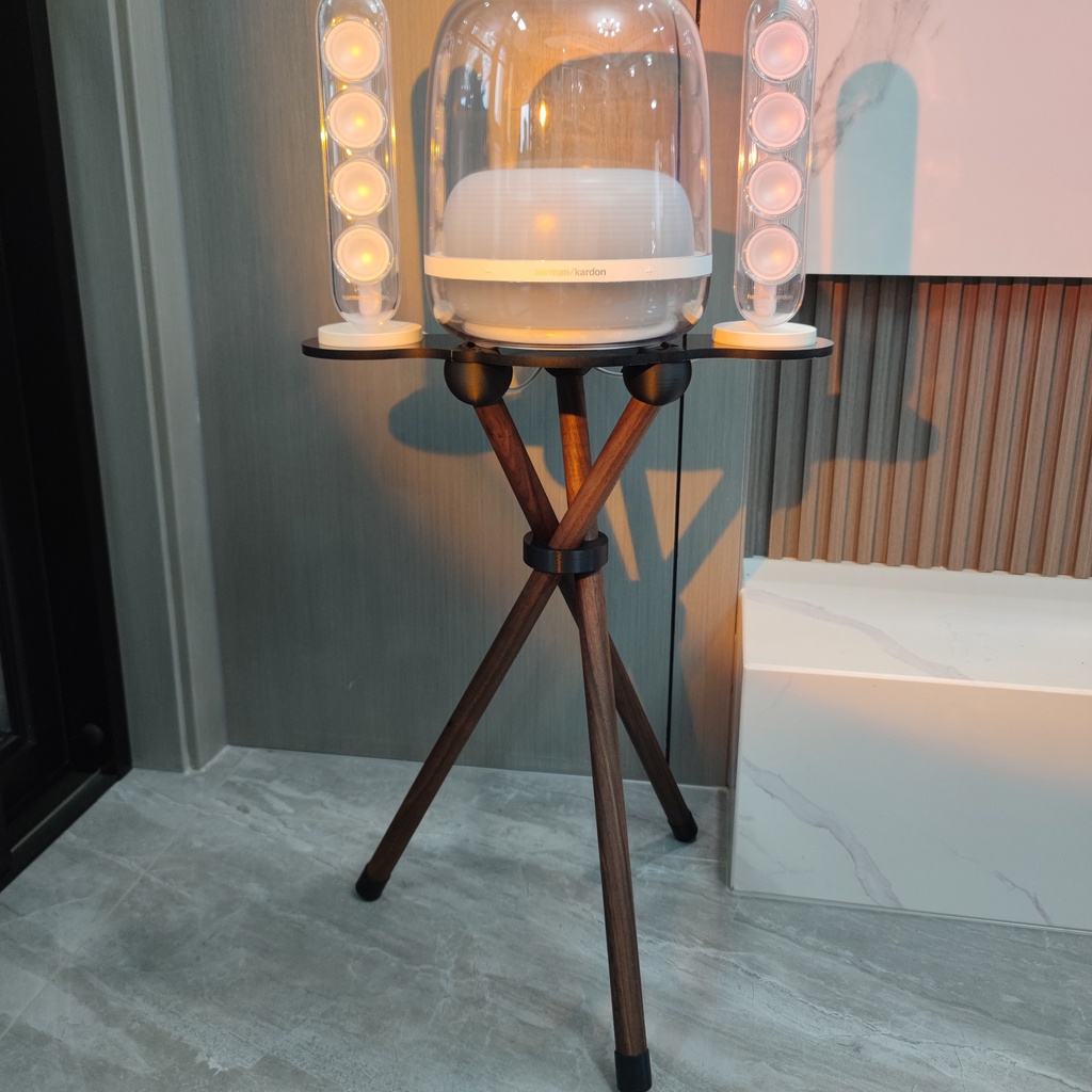 ฐานขาตั้งลําโพง 3 ขา แบบกระจก สามขา สําหรับ AURA STUDIO 2 3 4 SoundSticks 3 4 - รูปที่ 2