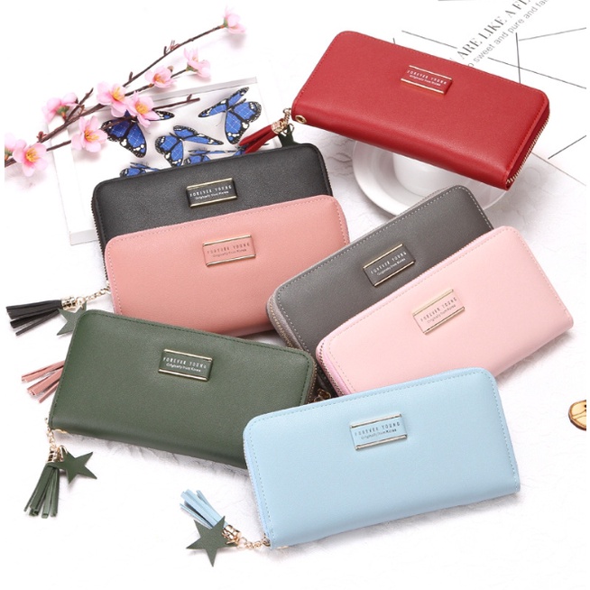 กระเป๋าสตางค์ใบยาว ( Forever Young ) ***ในกรณีขึ้น Flash Sales จะไม่มีประกัน***