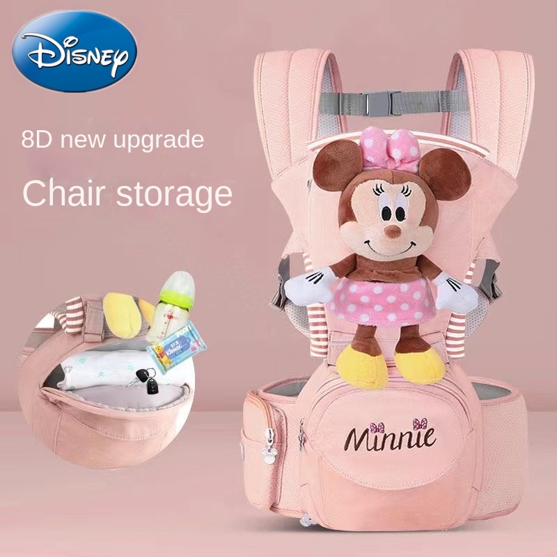 Disney กระเป๋าอุ้มเด็ก ลายดิสนีย์ 3-In-1 เหมาะสําหรับเด็กอายุ 0-48 เดือน