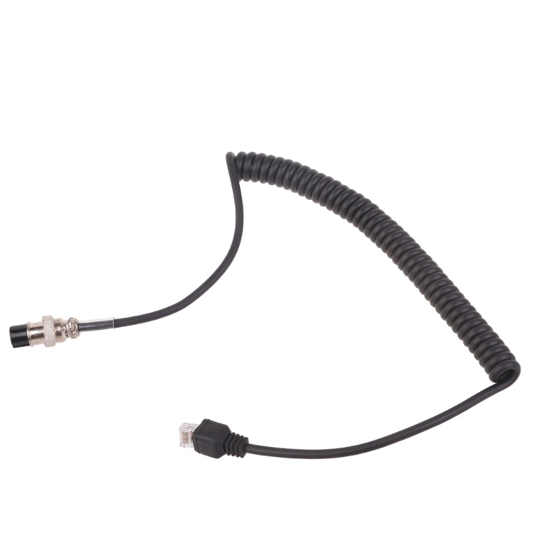Kiss ไมโครโฟนไร้สายลําโพงไมโครโฟน 8 Pin to RJ45 สายไฟอุปกรณ์สายสําหรับ Yaesu FT-847 FT840 FT-1000 FT