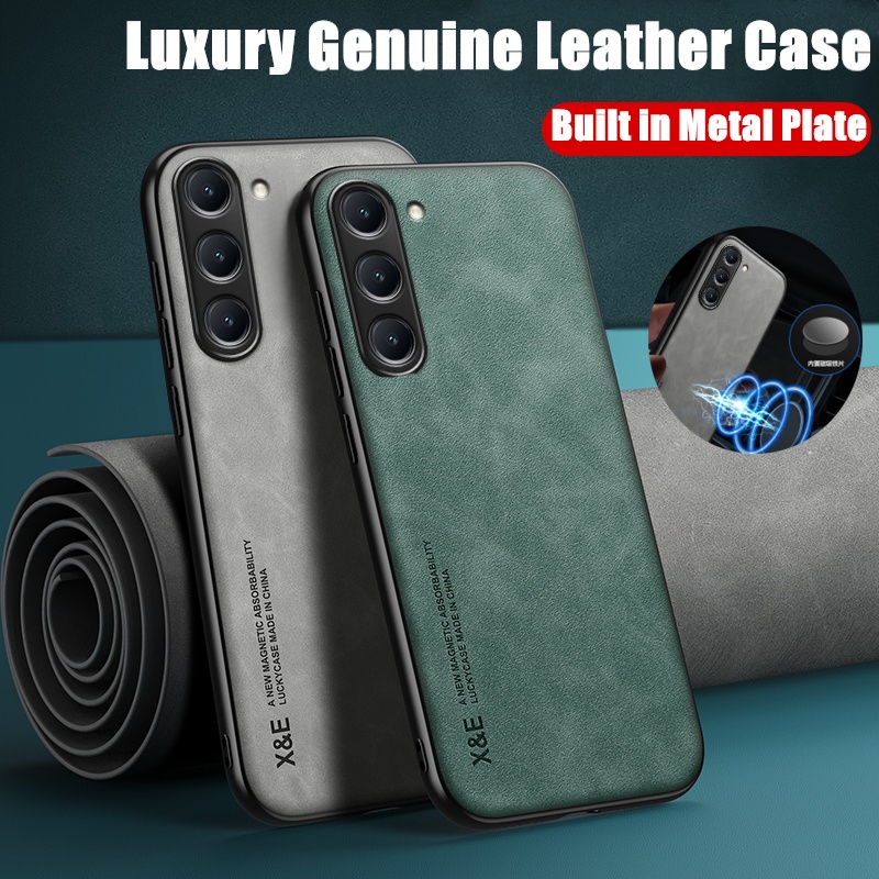 สําหรับ Samsung Galaxy S23 5G 6.1 นิ้ว SM-S911B S911W S911U S911N S9110 Slim Minimalist ของแท้ Lamb 