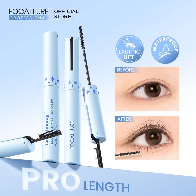 ซื้อ Focallure Pro-Length มาสคาร่าปัดขนตา ขนแปรงไฟเบอร์ ยาว 2 มม. กันน้ํา แห้งเร็ว กันเปื้อน น้ําหนักเบา